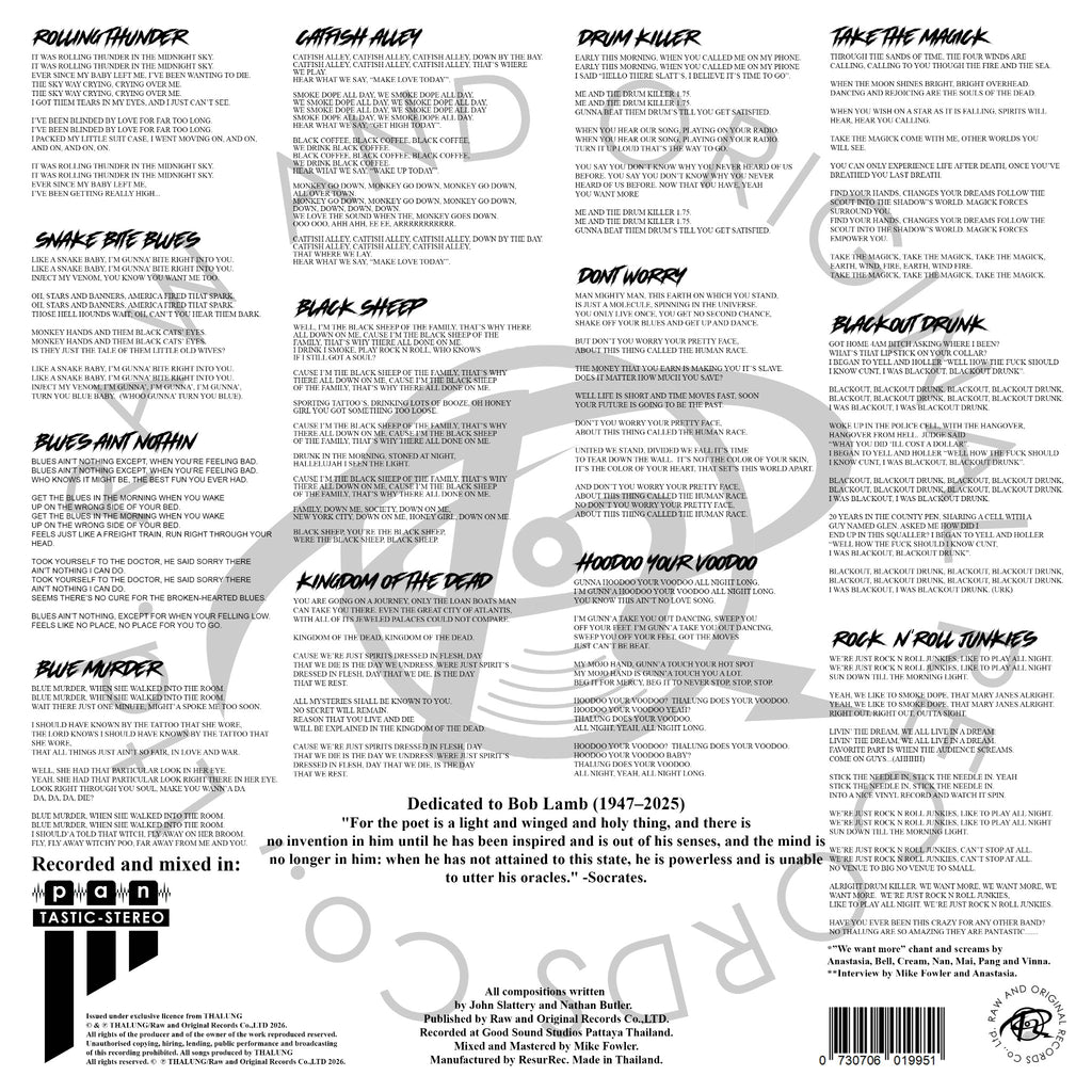 THALUNG – DRUM KILLER  Digital Album Hi-Fidelity WAV + MP3 Album Download
