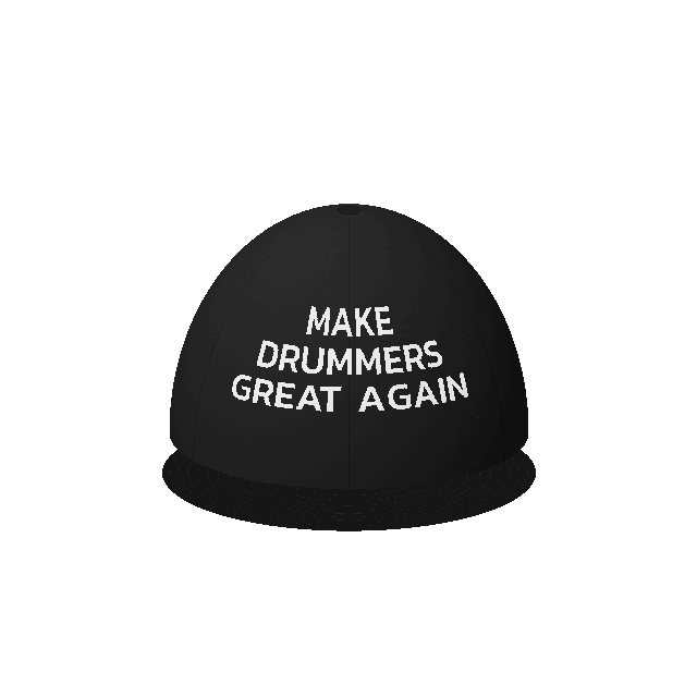 DRUM KILLER MAKE DRUMMERS GREAT AGAIN BLACK CAP