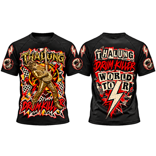 THALUNG DRUM KILLER BUTTS PUNK T-SHIRT