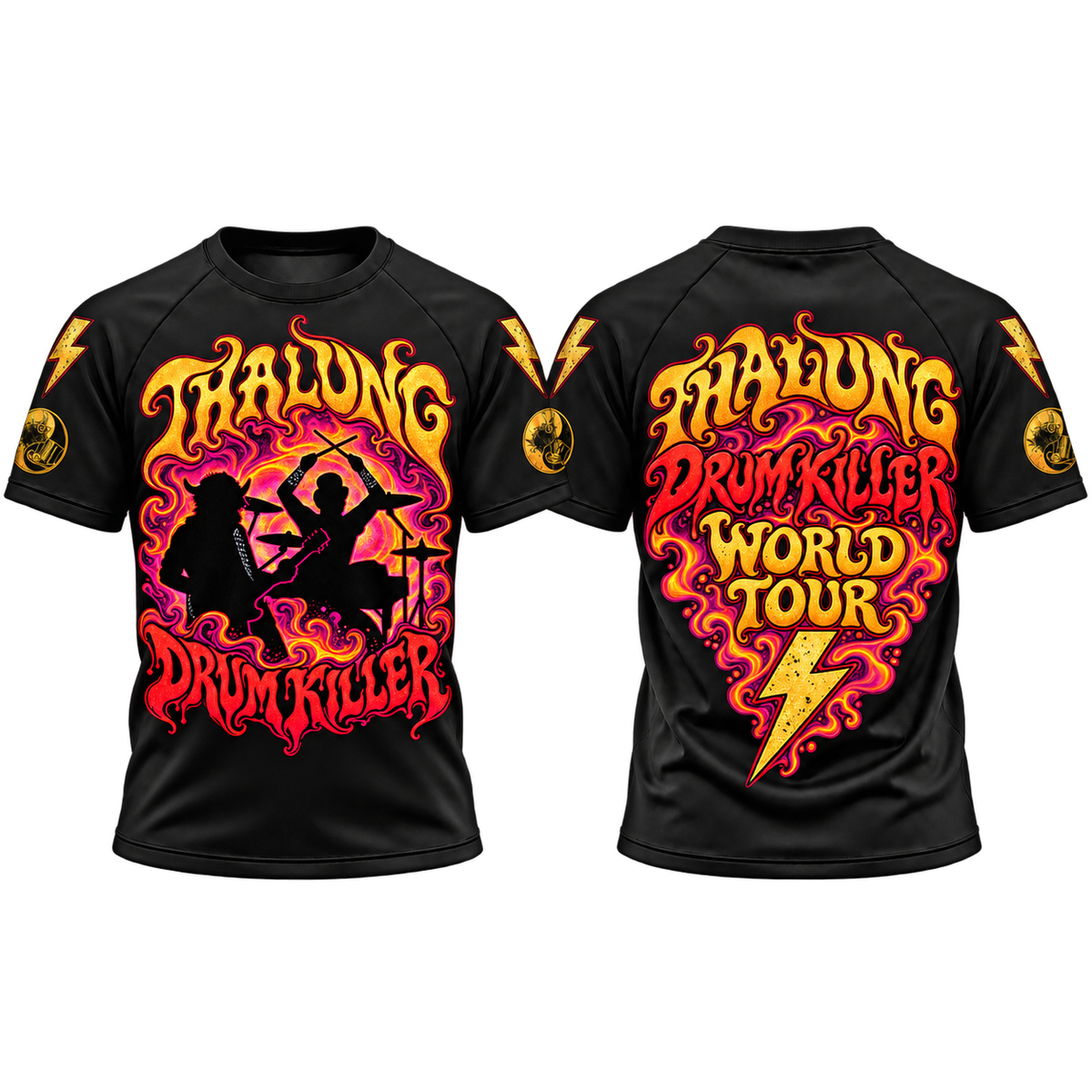 THALUNG DRUM KILLER PSYCHEDELIC T-SHIRT
