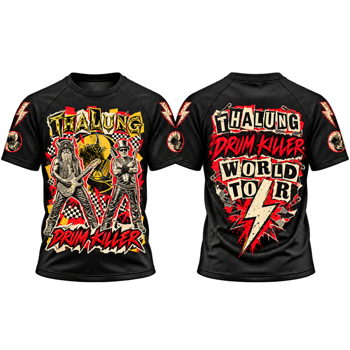 THALUNG DRUM KILLER PUNK T-SHIRT