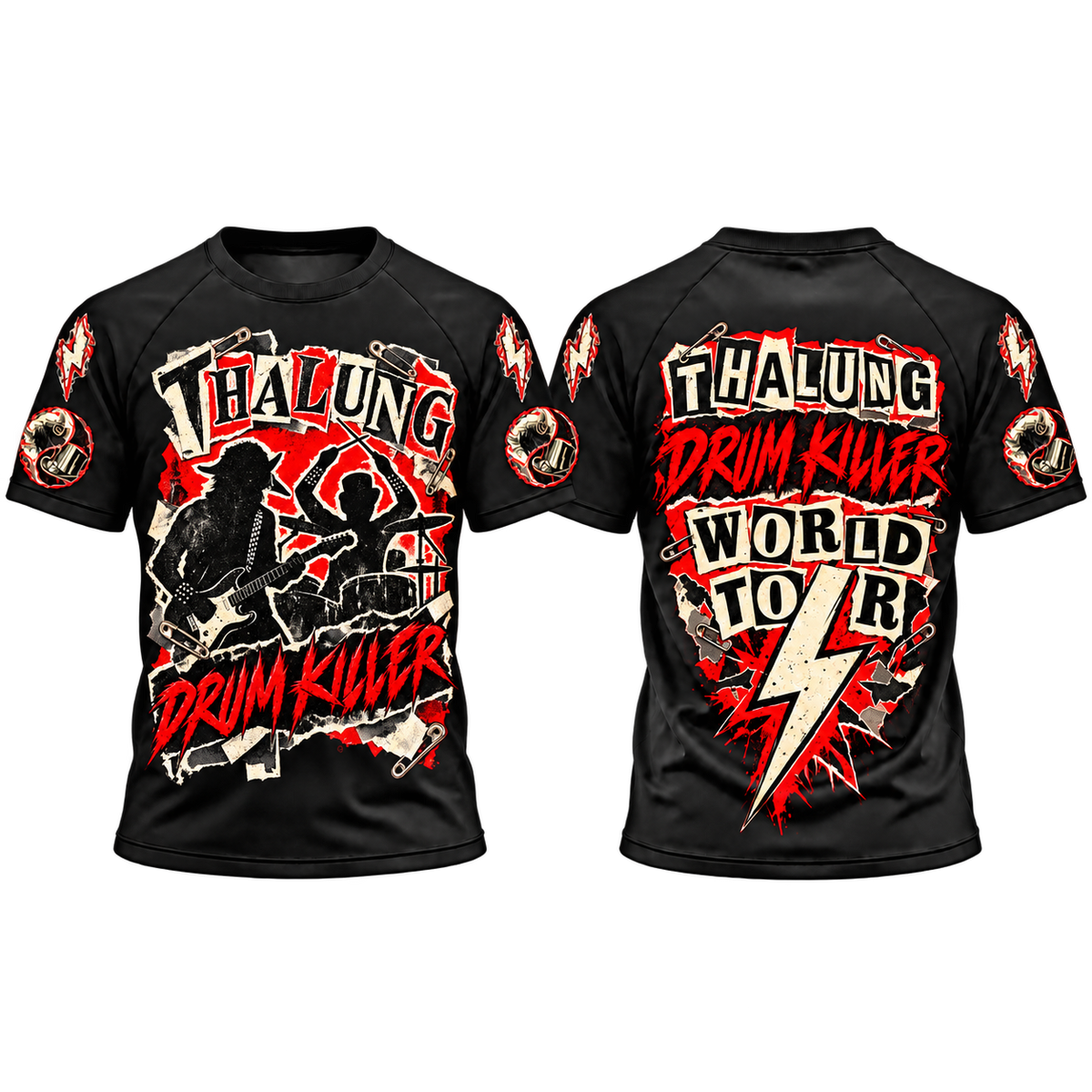 THALUNG DRUM KILLER BLAST PUNK T-SHIRT
