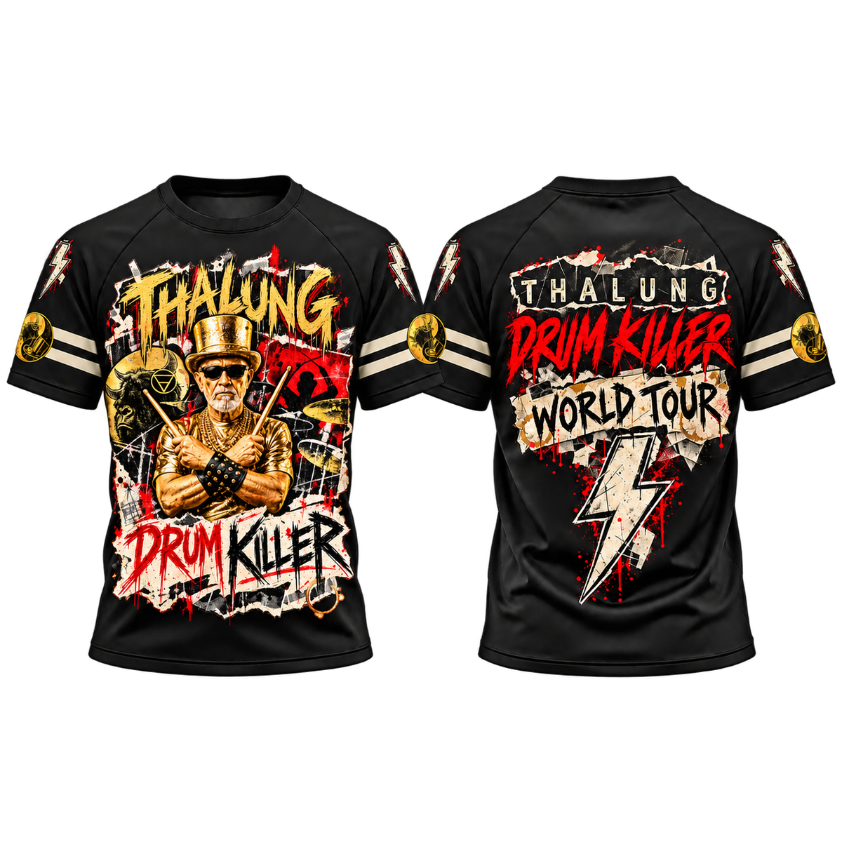 THALUNG SLATTS 1.75 GRUNGE T-Shirt