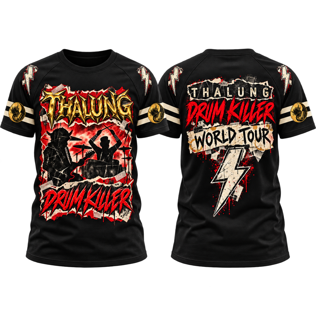 THALUNG STAMP GRUNGE T-Shirt