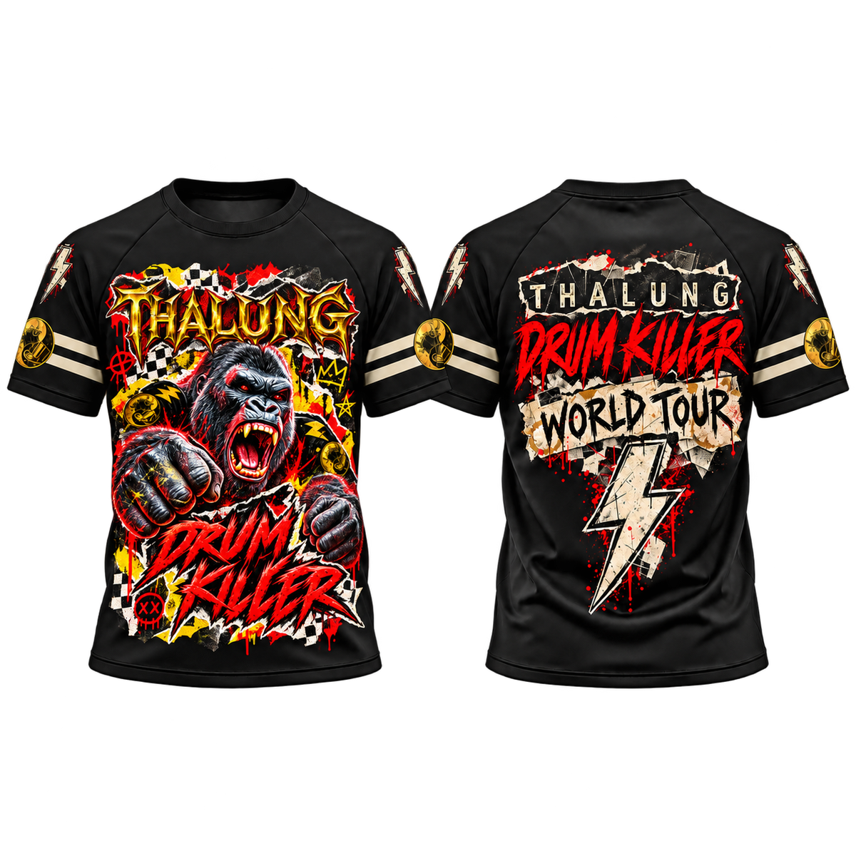 THALUNG TING TONG PUNCH GRUNGE T-Shirt