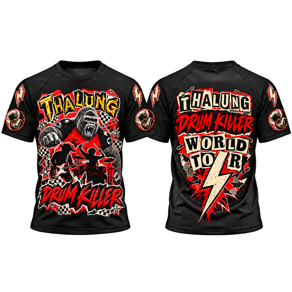 THALUNG DRUM KILLER TONG VISCOUS PUNK T-SHIRT