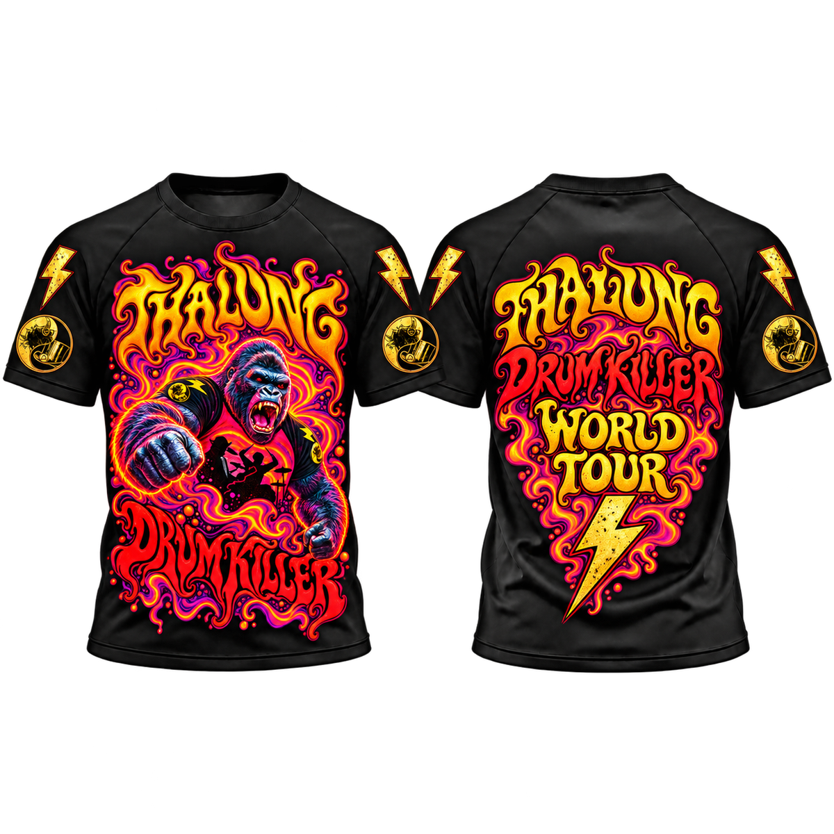 THALUNG DRUM KILLER TRIP TONG PSYCHEDELIC T-SHIRT