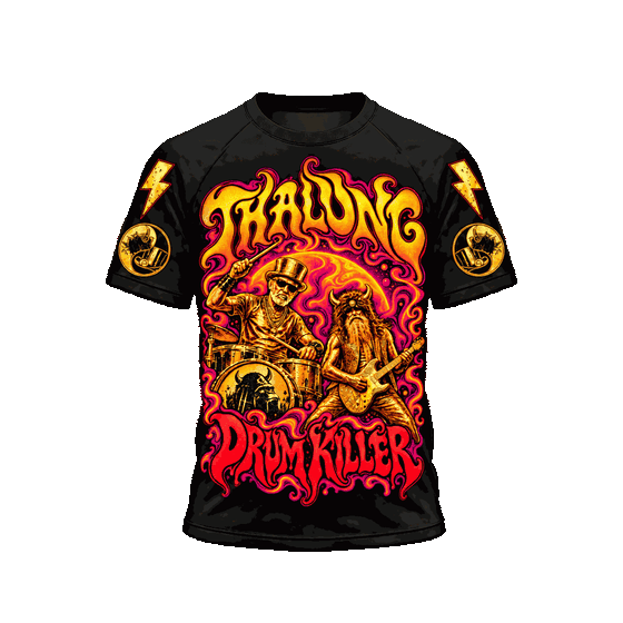 THALUNG DRUM KILLER ASTRAL PROJECTION PSYCHEDELIC T-SHIRT