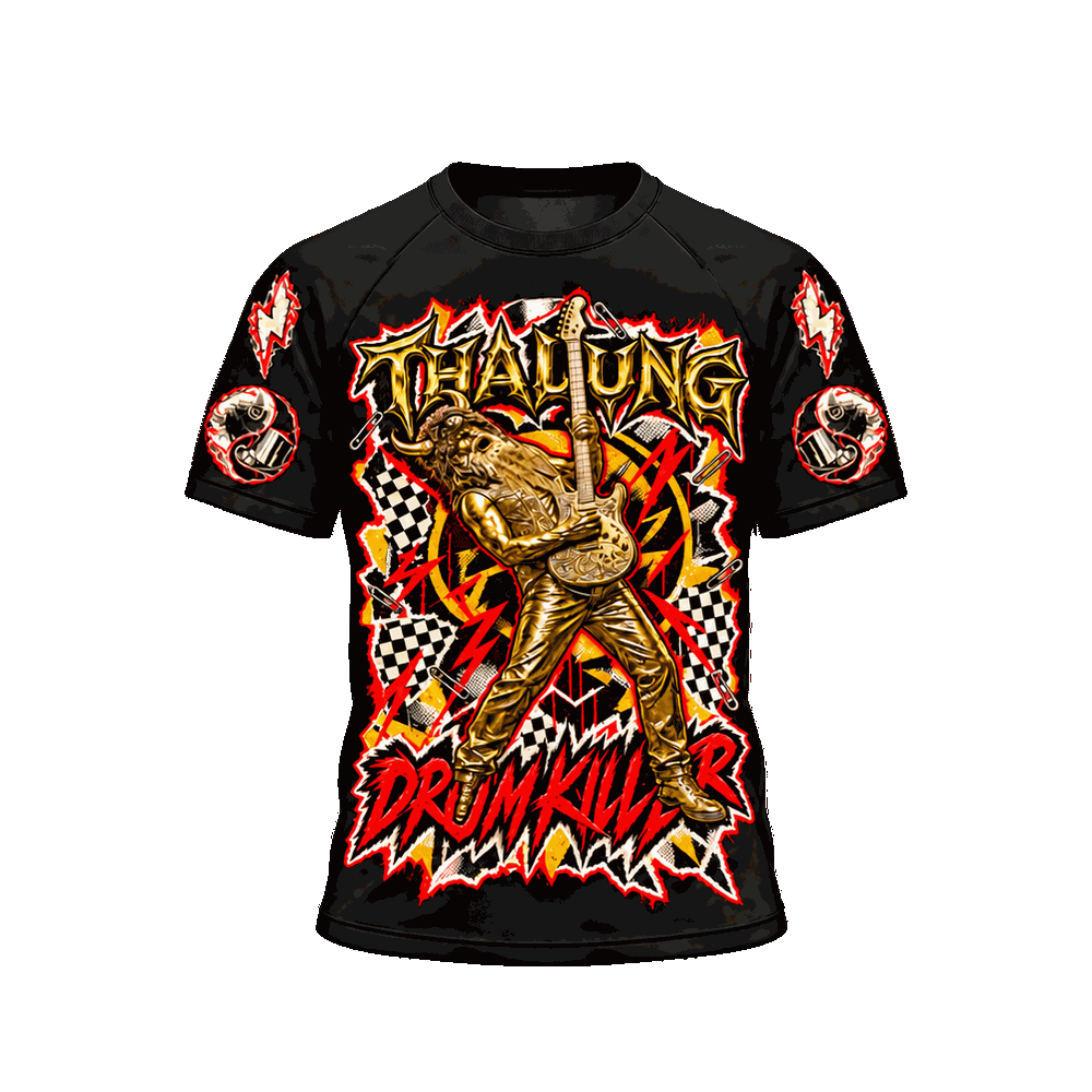 THALUNG DRUM KILLER BUTTS PUNK T-SHIRT
