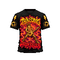 THALUNG DRUM KILLER BUTTS SD PSYCHEDELIC T-SHIRT