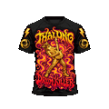 THALUNG DRUM KILLER COSMIC BUTTS PSYCHEDELIC T-SHIRT