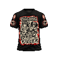 THALUNG DRUM KILLER CUT OUT PUNK T-SHIRT