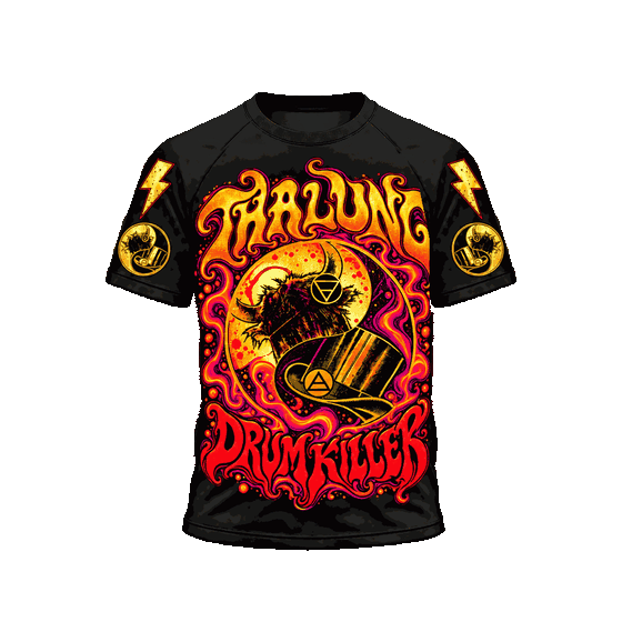 THALUNG DRUM KILLER DUALITY MAGICK PSYCHEDELIC T-SHIRT