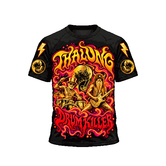 THALUNG DRUM KILLER FAR OUT PSYCHEDELIC T-SHIRT