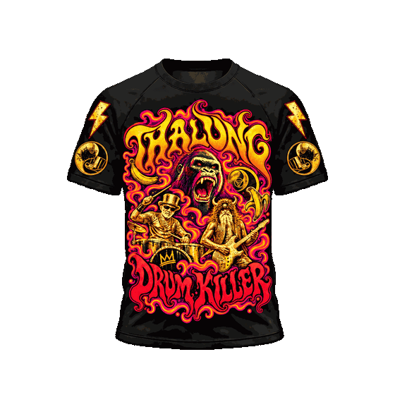 THALUNG DRUM KILLER FEELING GROOVY PSYCHEDELIC T-SHIRT