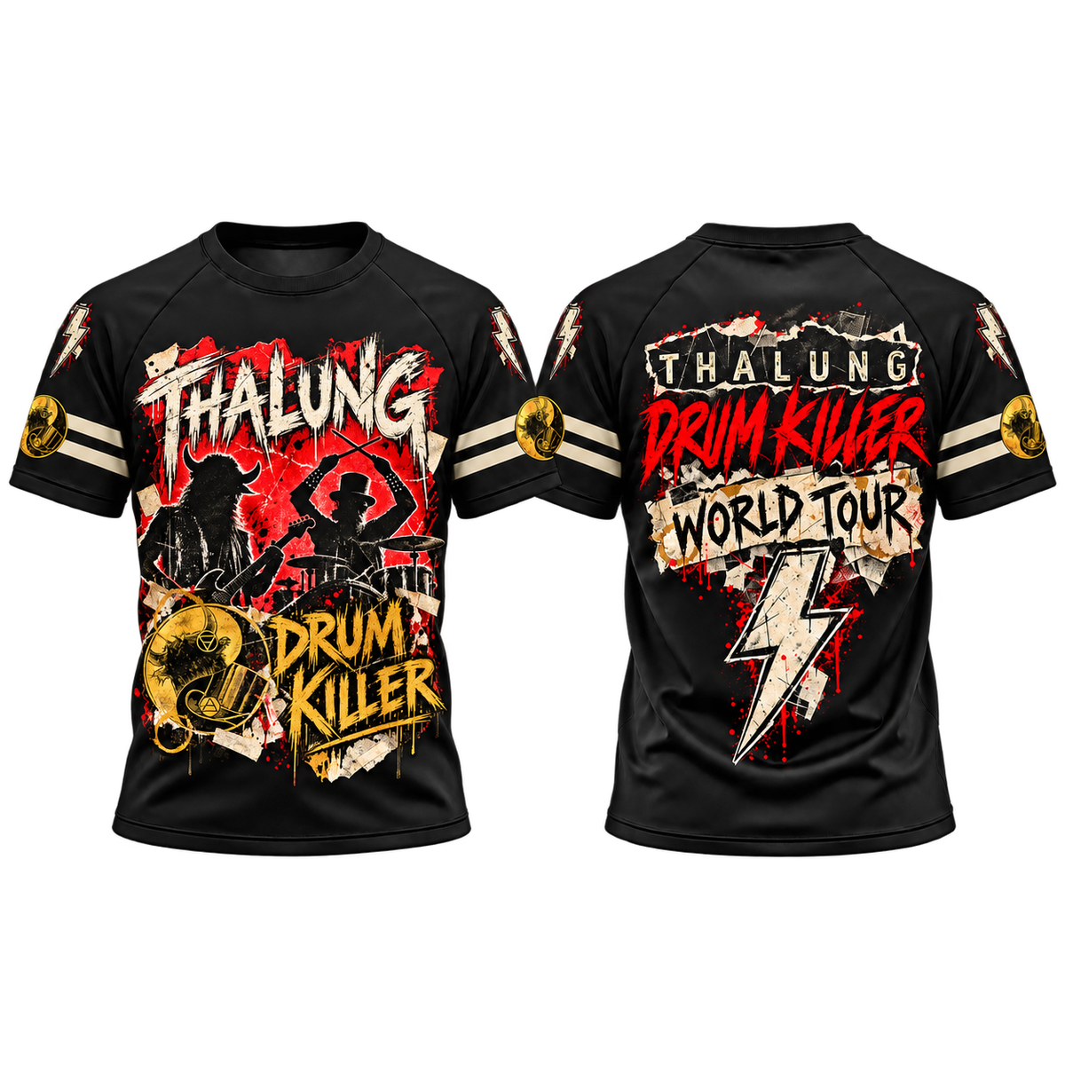 THALUNG GHOSTLY GRUNGE T-Shirt