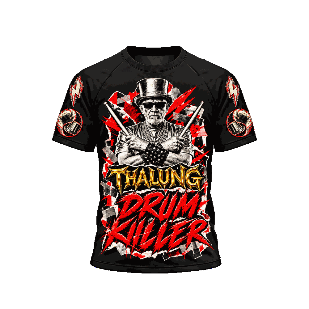 THALUNG DRUM KILLER SLATTS PUNK T-SHIRT