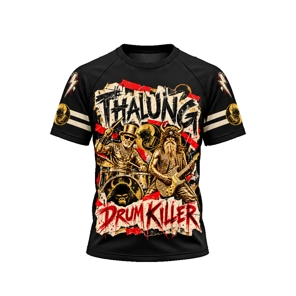 THALUNG DRUM KILLER GRUNGE T-Shirt