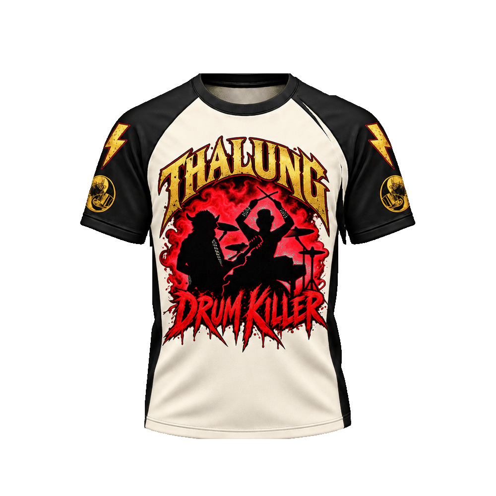 THALUNG DRUM KILLER RETRO T-SHIRT